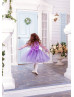 Purple Lace Tulle Flower Girl Dress With Bow Sash